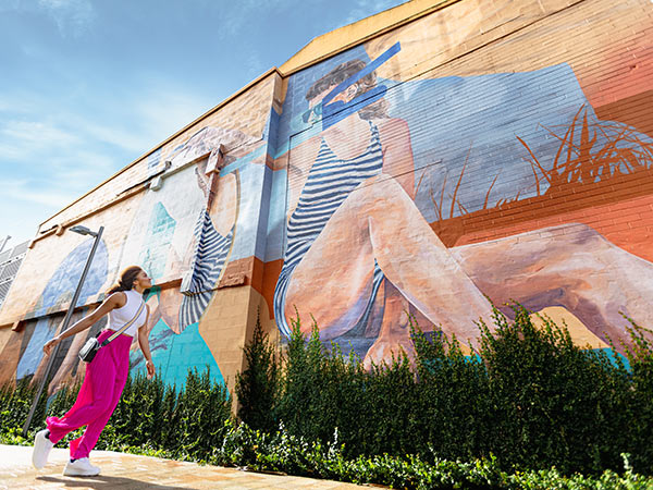 Newcastle street art Bronte Naylor