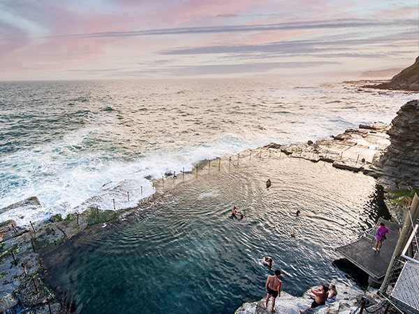 Bogey swimming hole in newcastle