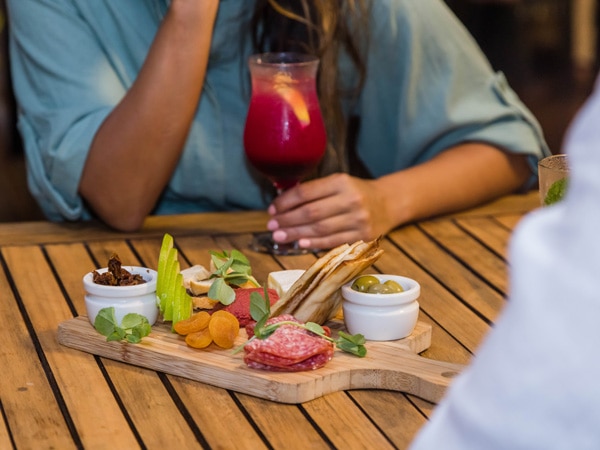 Cheese board at Cape York Peninsula Lodge