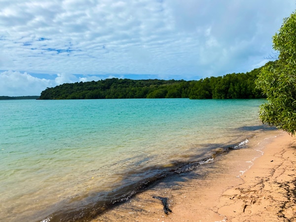 A beach in Pajinka at Cape York