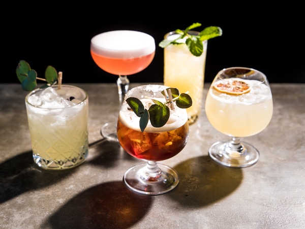 a wide selection of drinks at Granddad Jacks