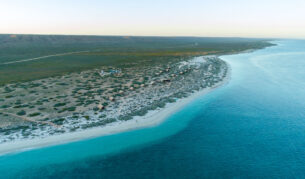 Sal Salis Ningaloo Reef aerial view