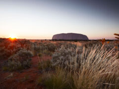 Uluru at sunset