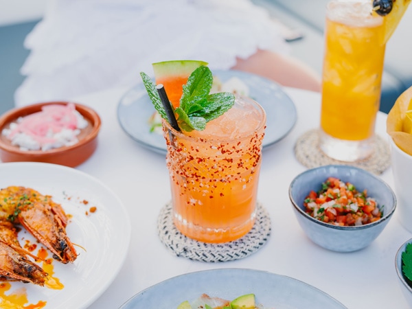 a close-up photo of a drink at MAYA Mexican, Brisbane