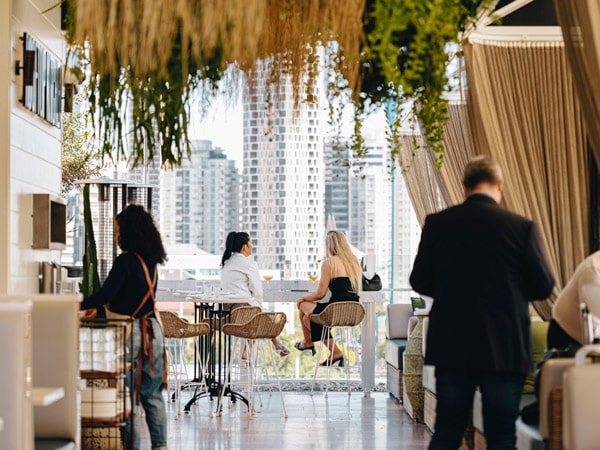 people relaxing at MAYA Mexican, Brisbane