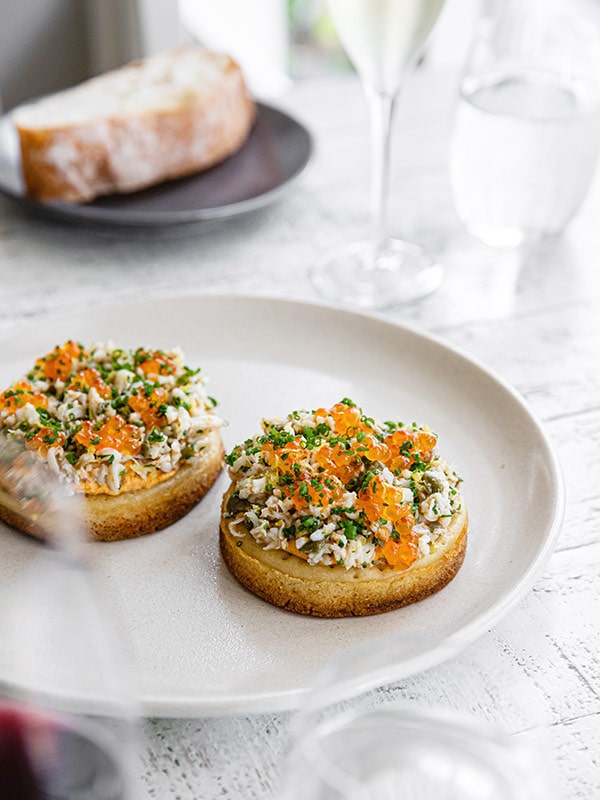 European bistro style dish available on the menu at Muse Kitchen, Pokolbin