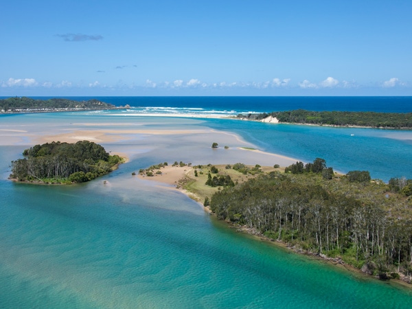 a scenic view of Nambucca River