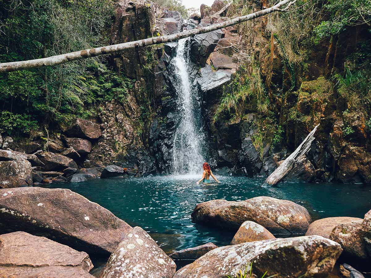 Paluma range national park waterfall, Townsville summer