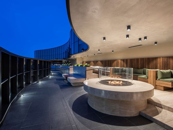 SkyCity's Sol Bar and Restaurant at night