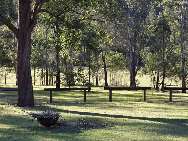 the Wattle Valley Farm surrounded by trees