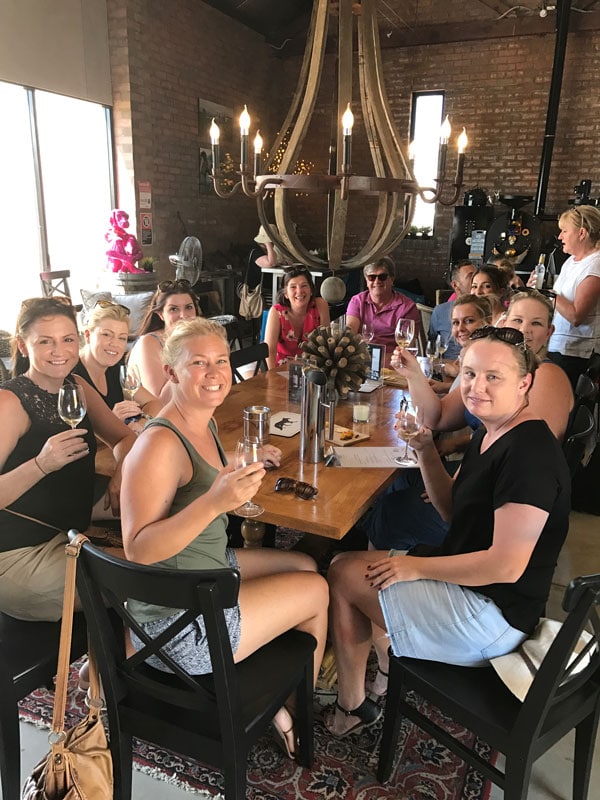 a group tasting wines, Wine D Road Tours Wine Tasting