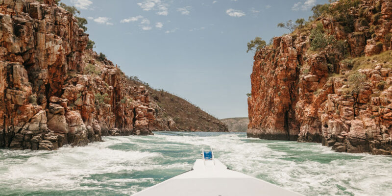 cruising along Horizontal Falls, Talbot Bay