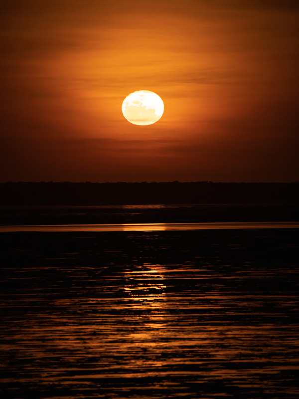 the Staircase to the Moon over Roebuck Bay’s exposed mudflats