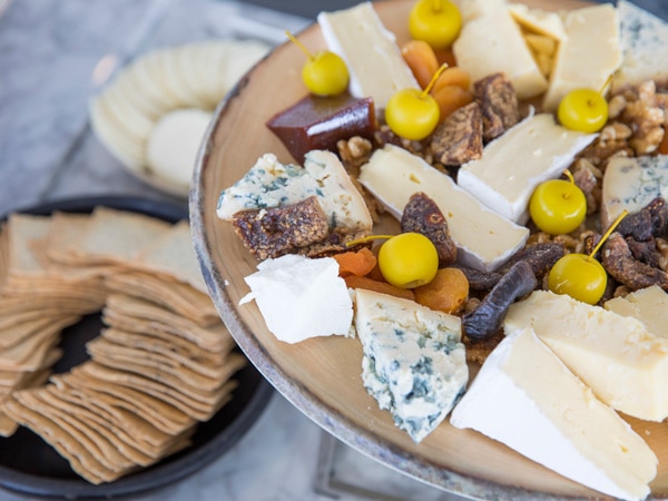 cheese platter at Anchorage, Newcastle