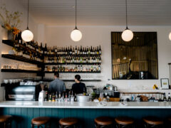 the wine bar at Carlton Wine Room