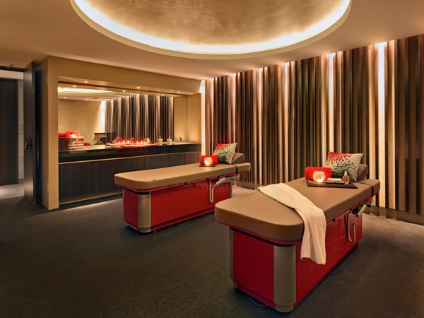 a couple's treatment room at The Darling Spa in Pyrmont