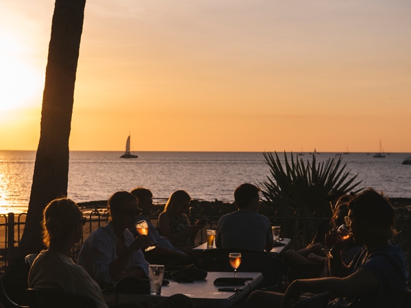 Darwin Ski Club at sunset