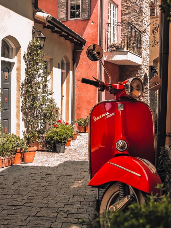 a Vespa scooter in Guestlands, Arcadia, NSW 