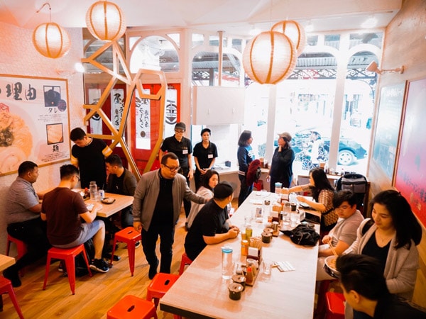 people dining inside Hakata Gensuke
