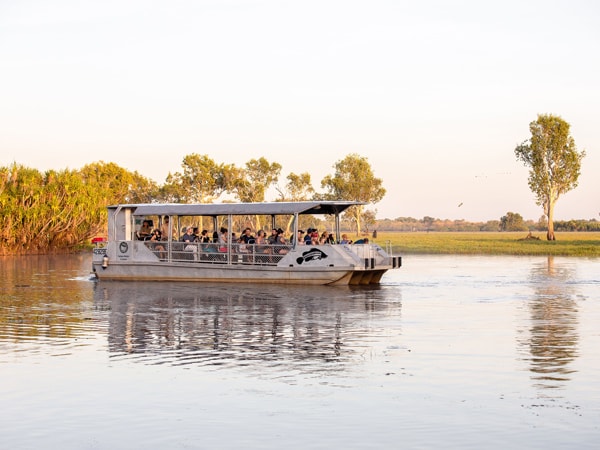 the Yellow Water Billabong cruise in Kakadu