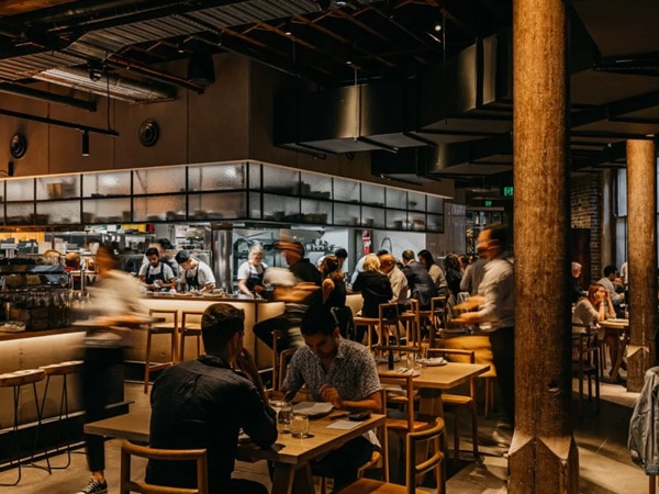 the dining interior at NOMAD Sydney, Surry Hills