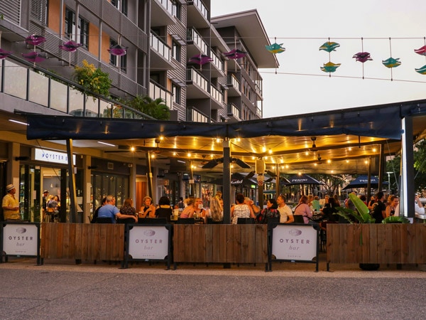 the restaurant exterior of Oyster Bar, Darwin, NT