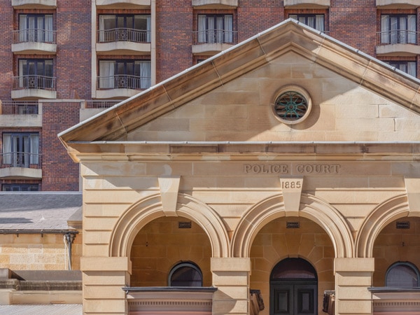 the police court at Justice & Police Museum