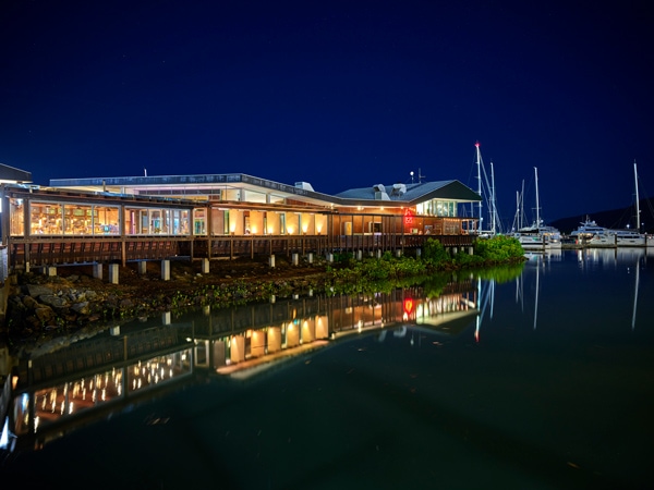 the waterfront beach bar at Salt House, Cairns City, Qld