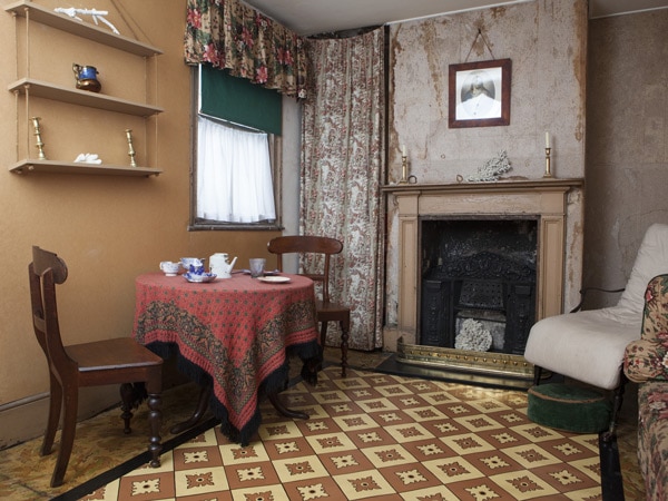 an 18th-century house at Susannah Place Museum