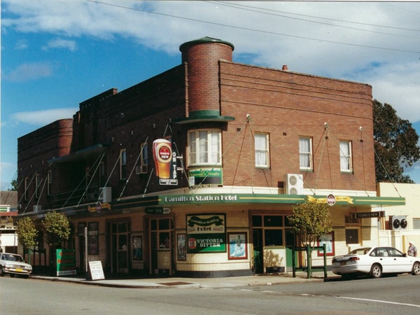 the building exterior of The Hamilton Station Hotel