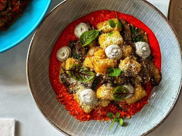 a plate of Gnocchi at Mark and Vinny’s, Surry Hills