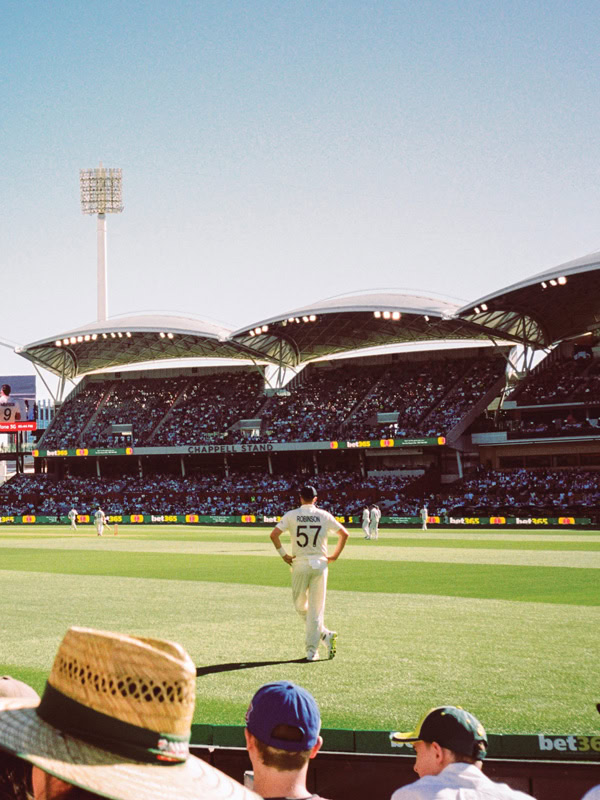 Cricket game at Adelaide Oval in SA