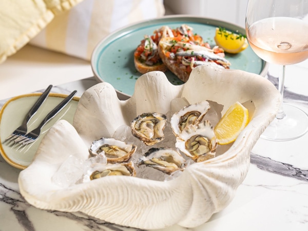 oysters at Amalfi, Pearl Beach
