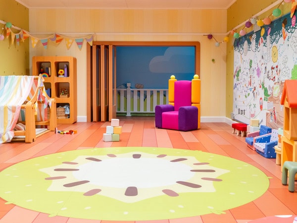 Inside Bluey's playroom at Bluey's World in Brisbane