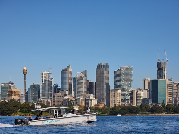 Sydney Harbour Boat Tours with city skyline views, Sydney Harbour