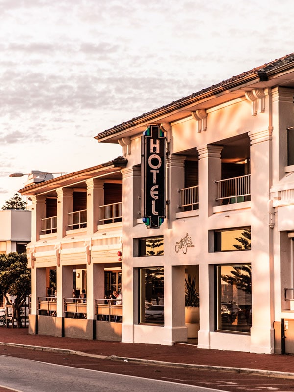 the property exterior of Cottesloe Beach Hotel