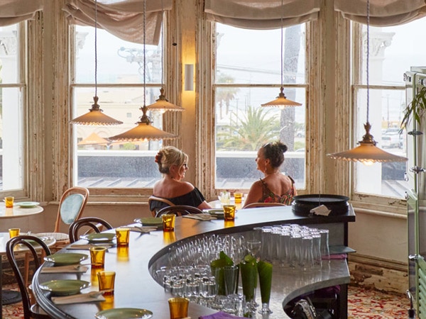 elegant dining at The Espy Kitchen, St Kilda