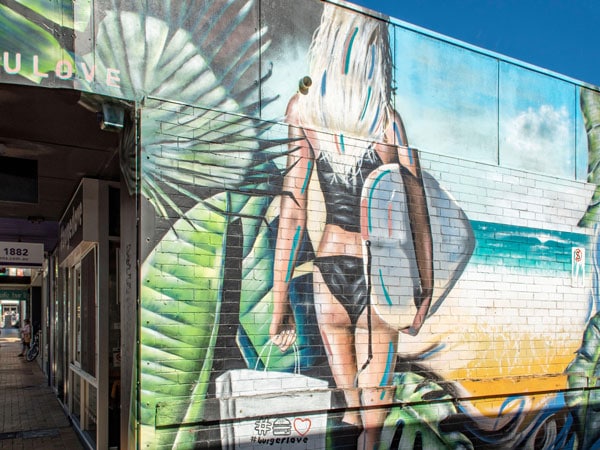 Mural painted by Frankston Beach