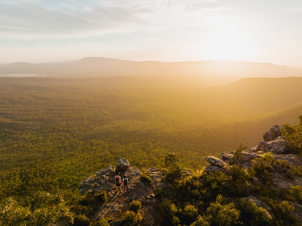 sunset over Grampians National Park