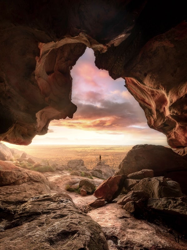 the Hollow Mountain Lookout at Grampians National Park, Vic