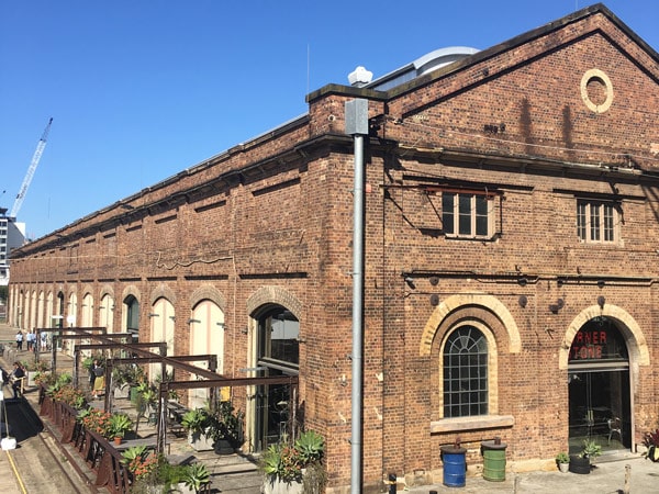 the exterior of Carriageworks in Eveleigh