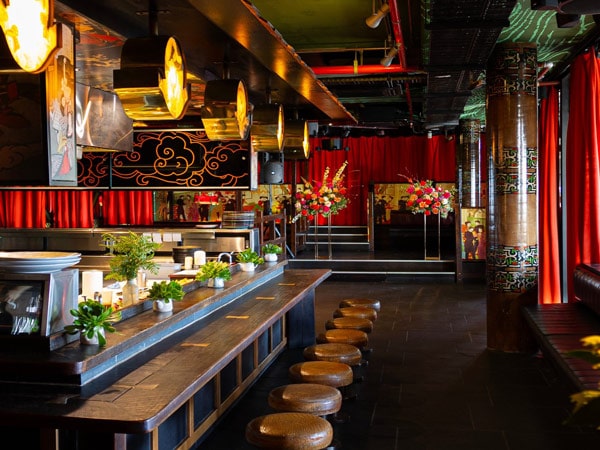 the dining interior at Ichi Ni, St Kilda