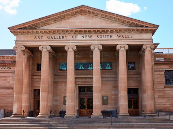 the exterior of Art Gallery of New South Wales