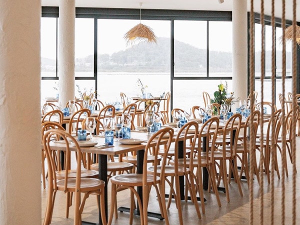 the dining interior at Kefi, Koolewong