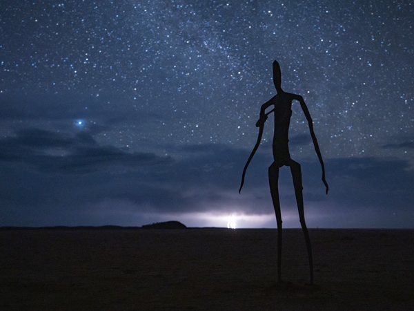 Antony Gormley Sculptures at Lake Ballard