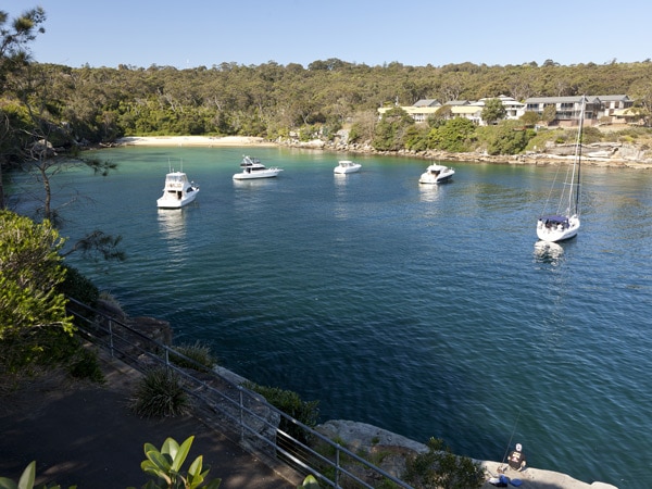boats on Little Manly Cove