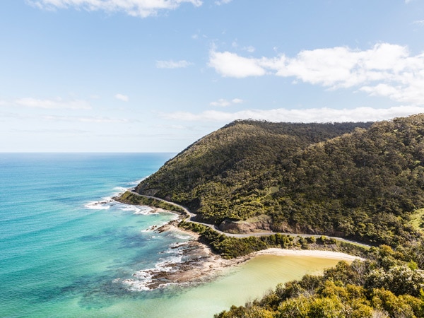 the Teddy's Lookout in Lorne