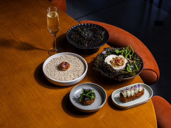 A sample of dishes on the menu at Meribella Terrigal