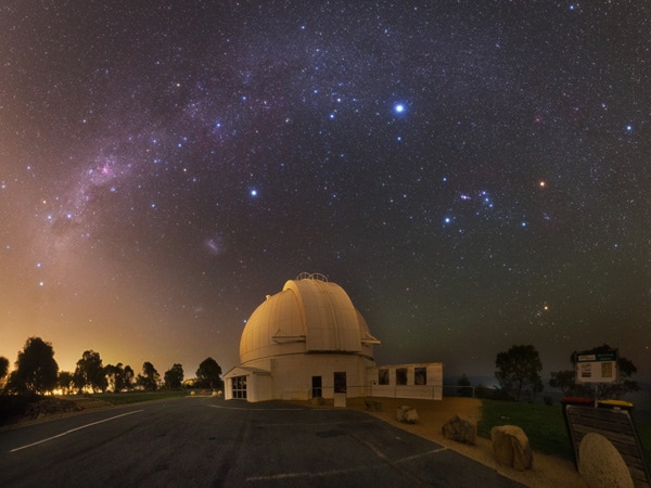 the dome at Mount Stromlo Observatory