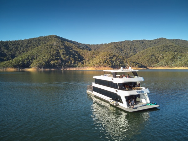 The Edge houseboat on Lake Eildon, Victoria’s High Country